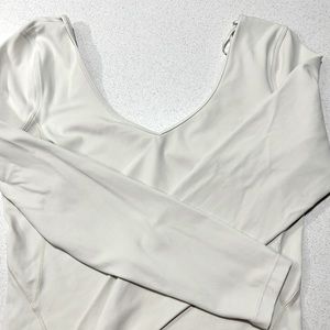 Lululemon Align Yoga Long Sleeve Top in Natural Ivory